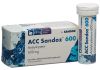 ACC Sandoz comprimés effervescents 600mg arôme mûre,10 pièces