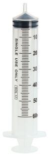 Seringue SOL-M sans aiguille 60ml EccentricTip, 30 pièces
