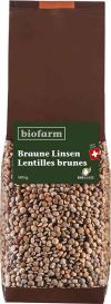 Biofarm Lentilles brunes Suisse, 500 g