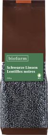 Biofarm Bio Lentilles noirs, 500 g