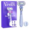 GILLETTE Women Venus Extra Smooth Swirl rasoir 1 lame + support de douche