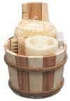 SIDEFYN Coffret cadeau seau en bois sans produits
