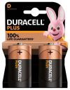 DURACELL pile plus D / LR20, 2 pièces