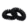 HERBA élastique cheveux 3.8cm petit noir 2 pièces