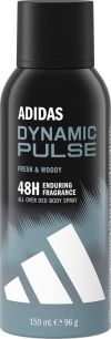 ADIDAS  Déodorant corporel Dynamic Pulse pour homme, 150 ml