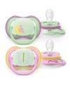 Avent Philips sucette ultra air night 6-18 mois oiseau/papillon, 2 Stück