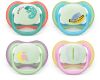 Avent Philips sucette ultra air night 6-18 mois caméléon/singe/oiseau/papillon, 2 pièces