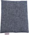 Herzzucker Raps Wärmekissen 26x21cm Leinen blau