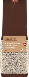 Biofarm Flocons aux 5 céréales, bourgeon CH
