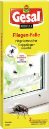 GESAL Protect Piège mouches, 2 pièges + 6 band adhésiv