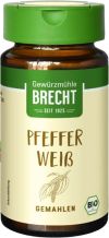 Brecht Pfeffer weiss gemahlen Glas, 35 g