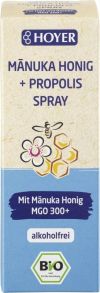Hoyer Miel de Manuka + Spray Propolis sans alcool, 20 ml