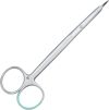 PEHA-INSTRUMENT Ciseaux de dissection fins et courbes stérile, 14.5cm