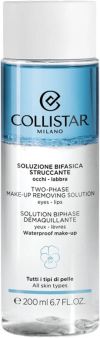 COLLISTAR Two Phase Make-up Removing Solution, 200 ml