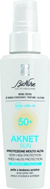 BioNike Aknet Crème solaire 50+ Très Haute Protection, 50 ml