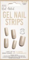 Ardell Nail Addict Gel Strips Cashmere Sands, 16 pièces