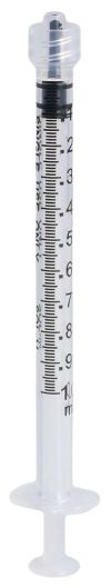 SOL-M Spritze PP 1ml Luer Lock steril 3-teilig, 100 Stück