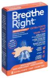 BREATHE RIGHT/BESSER ATMEN Nasenpflaster extra stark Tan, 8 Stück