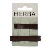 HERBA Klemme gerade braun 10 Stk. 5.5 + 7 cm