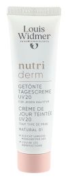 Louis Widmer Nutriderm Crème de Jour Teintée UV 20 Naturel 01 sans parfum, 30 ml