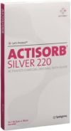 ACTISORB SILVER 220 compr charb 19x10.5cm 10 pièces