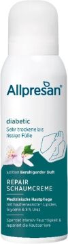 ALLPRESAN diabetic mousse crème intensive repair, 125 ml