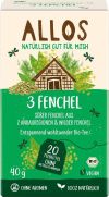 Allos 3 infusions de fenouil, 20 sachets