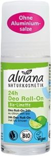 Alviana Deo Roll-On 24h Limette, 50 ml