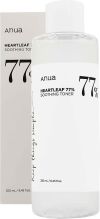 Anua Heartleaf 77% Soothing Toner, 250 ml