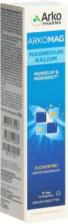 ARKOMAG Magnesium + Kalium Brausetabletten, 18 Stück