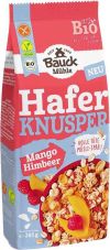 Bauck Mühle Hafer Knusper Müsli Mango Himbeer glutenfrei, 285 g