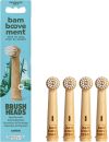 Bamboovement  Têtes de brosse en bambou compatibles avec Oral-B, lot de 4