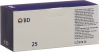 BD YALE SPINAL aiguilles 22G 0.7x90mm noir 25 pièces
