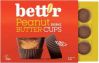 Bett'r Peanut Butter Cups Box, 12x13 g