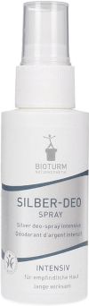Bioturm Déodorant en spray argent intensif, 50ml
