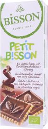 Bisson Butterkekse mit Zartbitterschokolade, 150g
