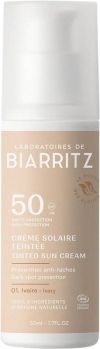 Biarritz Algamaris Crème visage solaire teintée FPS50 ivoire
