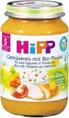 HIPP riz aux légumes et poulet bio verre 190 g