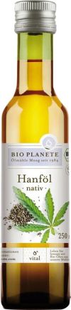 Bio Planète Hanföl nativ, 250 ml