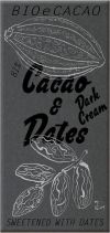 BioeCacao Dattelschokolade Dark Cream 81% Bio, 90 g