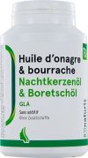 BIONATURIS huile onagre+bourr capsules 500 mg 180 pièces