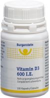 Burgerstein Vitamin D3 600 IE Kapseln