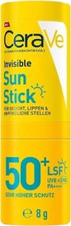 CERAVE Sun Stick Invisible LSF50+, 8 g