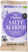 Chokay Chocolat noir aux amandes salées, 70 g