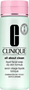 Clinique Savon liquide pour le visage, formule peau grasse, 200 ml