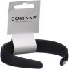 CORINNE Haarreif vegan Diadem wide Plain black