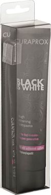 Curaprox Set Black is white Zahnpasta + CS 5460 Zahnbürste, 90 ml