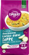 Davert Soupe thaïlandaise aux lentilles et à la noix de coco bio, 170 g