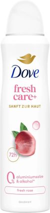 DOVE Deo Fresh + Care Spray Rose, 150 ml
