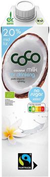 Dr. Martins Coco Milk 2% zum Trinken, 1 lt